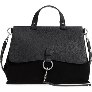 Rebecca Minkoff Keith Suede & Leather Satchel